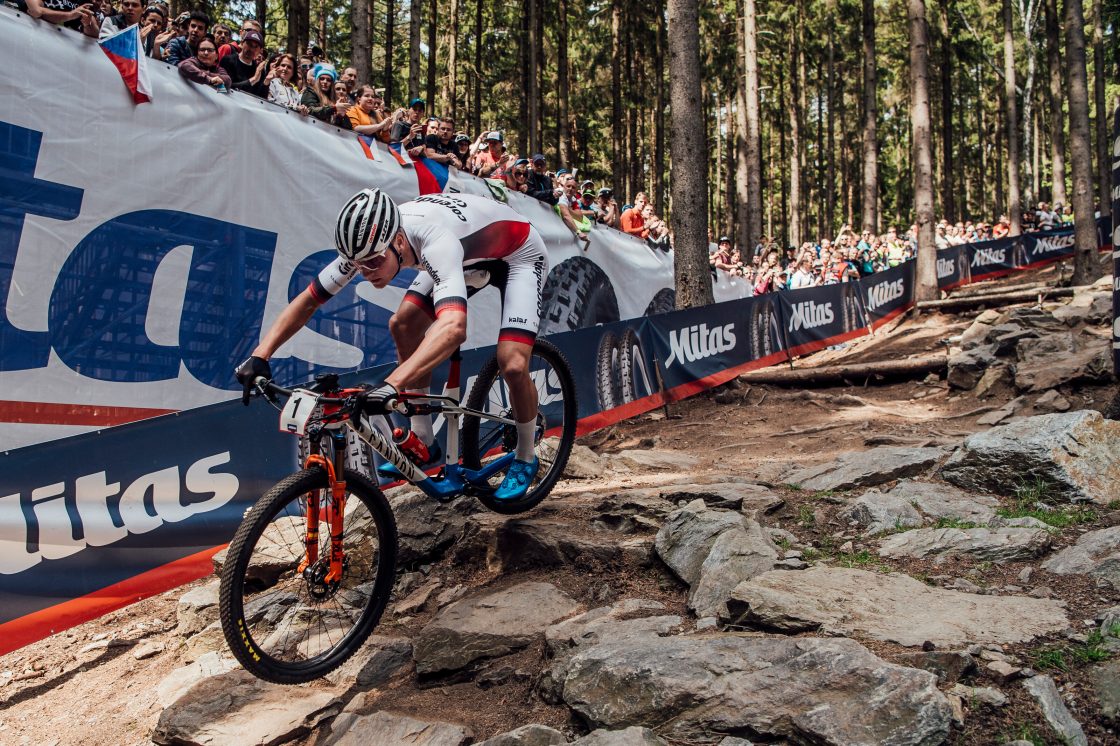 2019 Uci Mtb Xco World Cup Mathieu Van Der Poel And Kate Courtney Surge To Victory In Nové Mesto 
